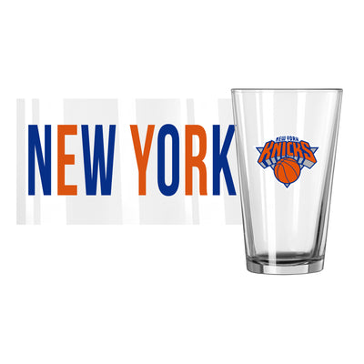 New York Knicks 16oz Overtime Pint Glass