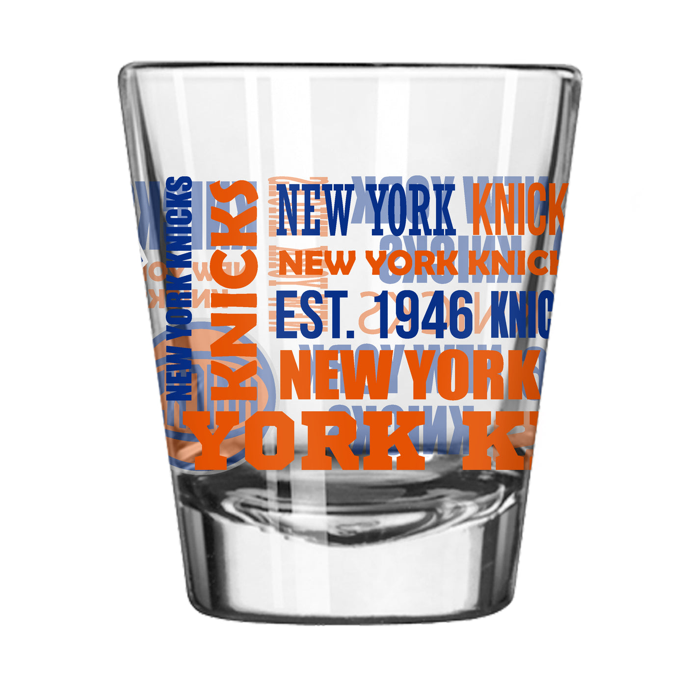 NY Knicks 2oz Spirit Shot Glass