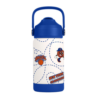 NY Knicks 12oz Mascot SS Kids Bottle