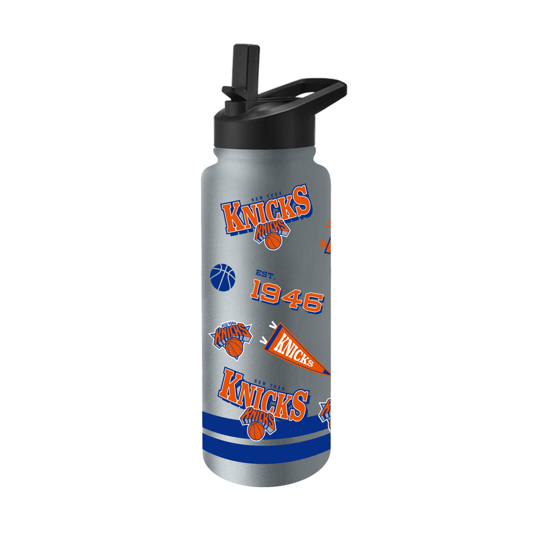 NY Knicks 34oz Stone TJ Maxx Native Quencher Bottle Logo Brands