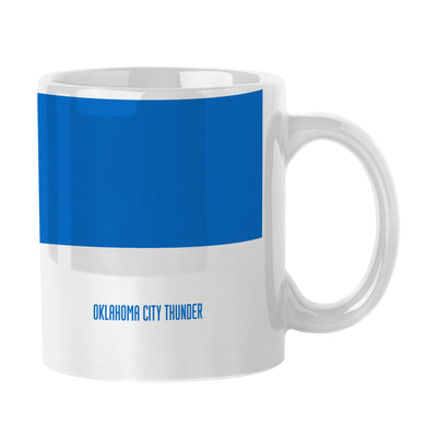 Oklahoma City Thunder 11oz Colorblock Sublimated Mug