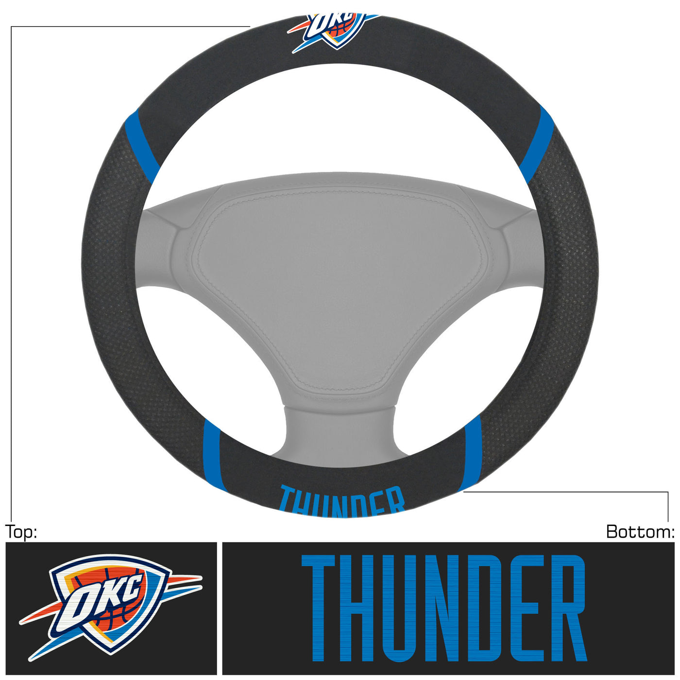 NBA - Oklahoma City Thunder Steering Wheel Cover