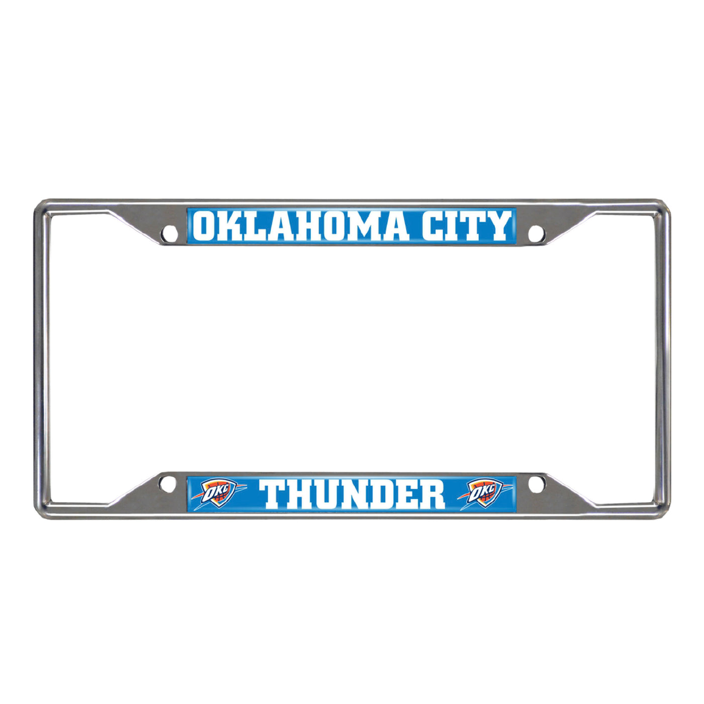NBA - Oklahoma City Thunder Chrome License Plate Frame