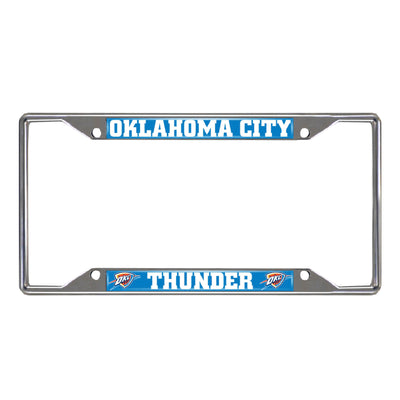 NBA - Oklahoma City Thunder Chrome License Plate Frame