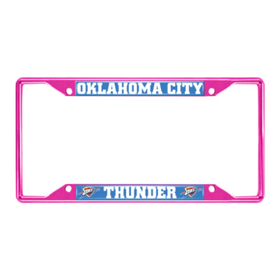 NBA - Oklahoma City Thunder Pink License Plate Frame