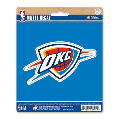 NBA - Oklahoma City Thunder Matte Decal