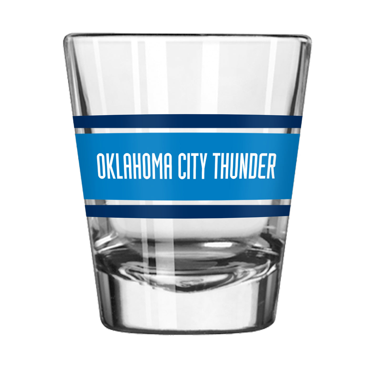 Oklahoma City Thunder 2oz Stripe Shot Glass