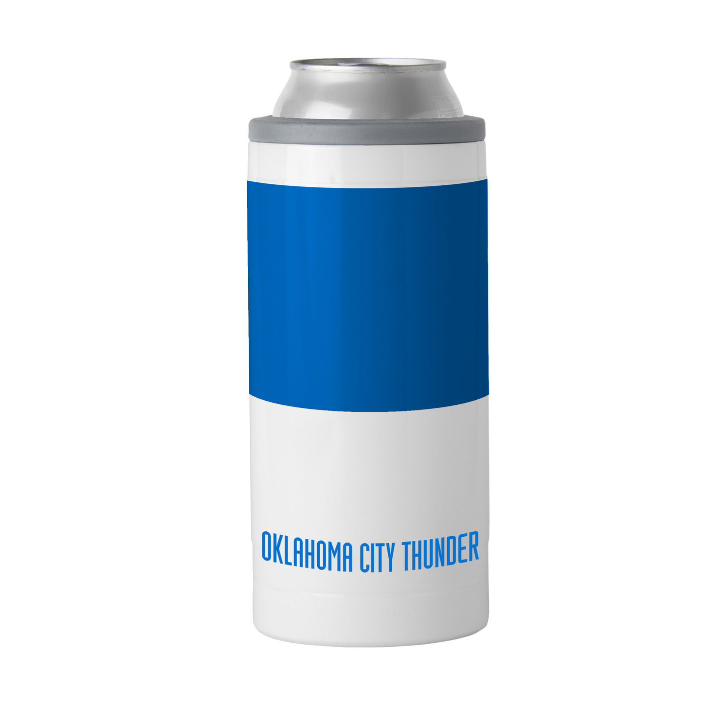 Oklahoma City Thunder 12oz Colorblock Slim Can Coolie