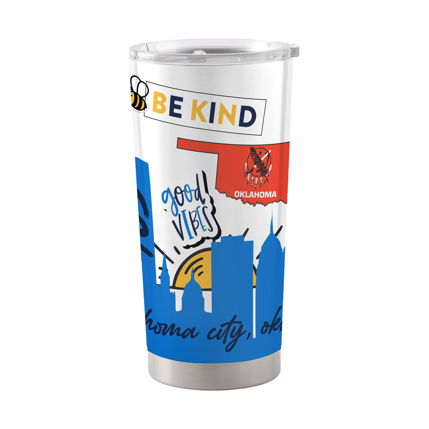 Oklahoma City Thunder 20oz Native Stainless Tumbler