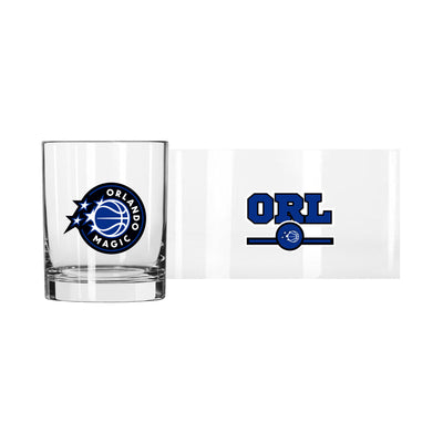 Orlando Magic 14oz Letterman Rocks Glass