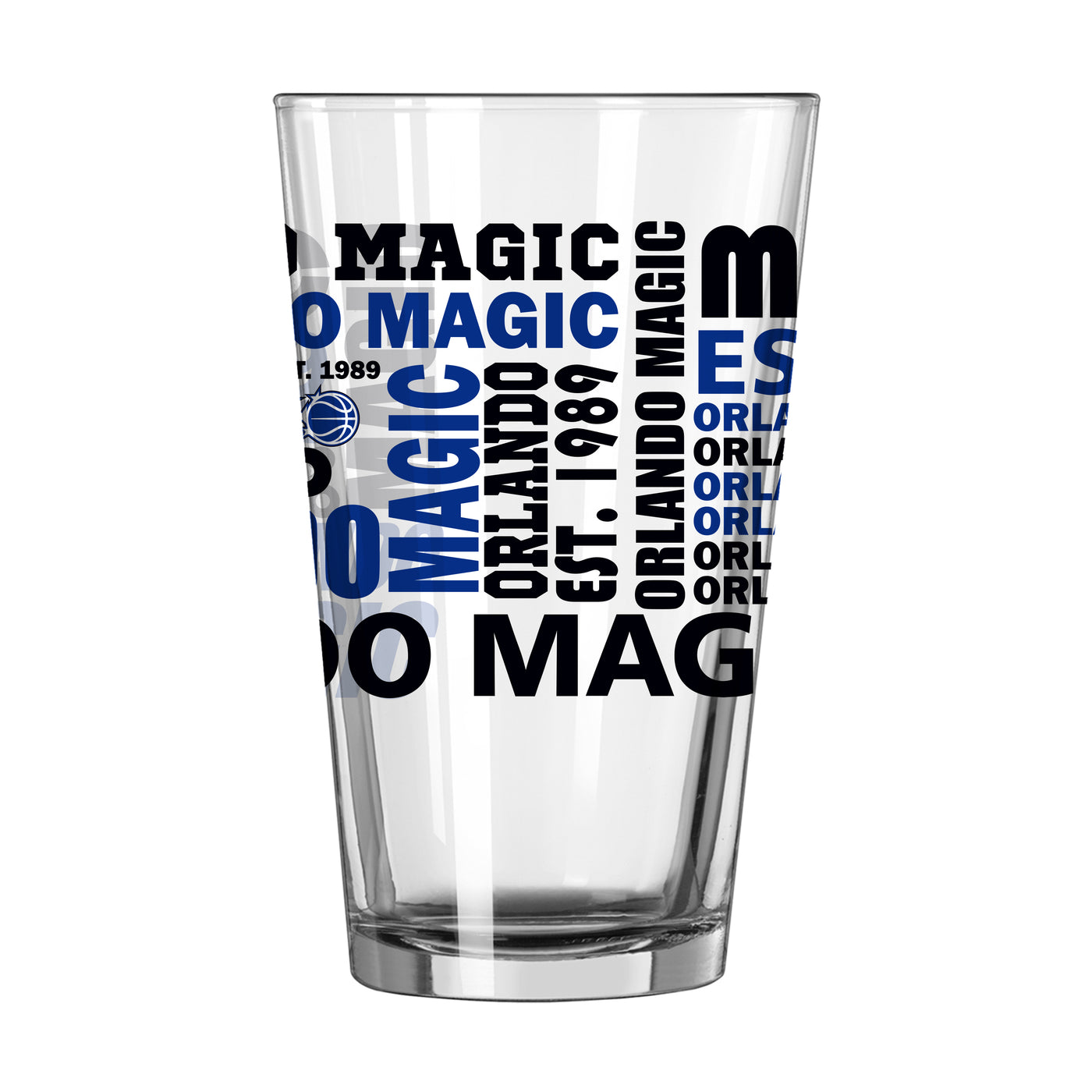 Orlando Magic 16oz Spirit Pint Glass - Logo Brands