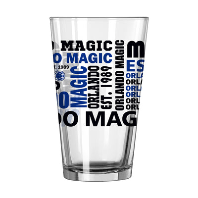 Orlando Magic 16oz Spirit Pint Glass - Logo Brands