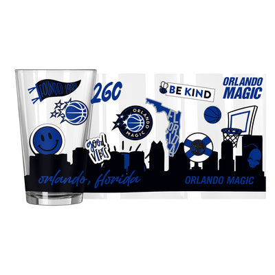 Orlando Magic 16oz Native Pint Glass