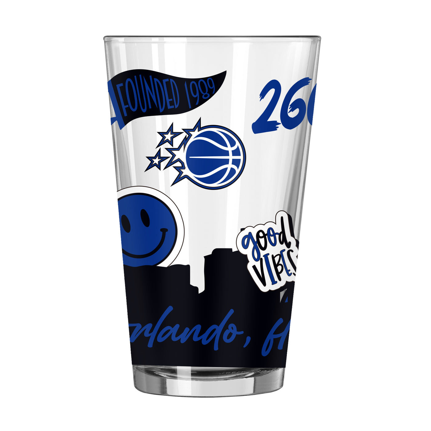 Orlando Magic 16oz Native Pint Glass