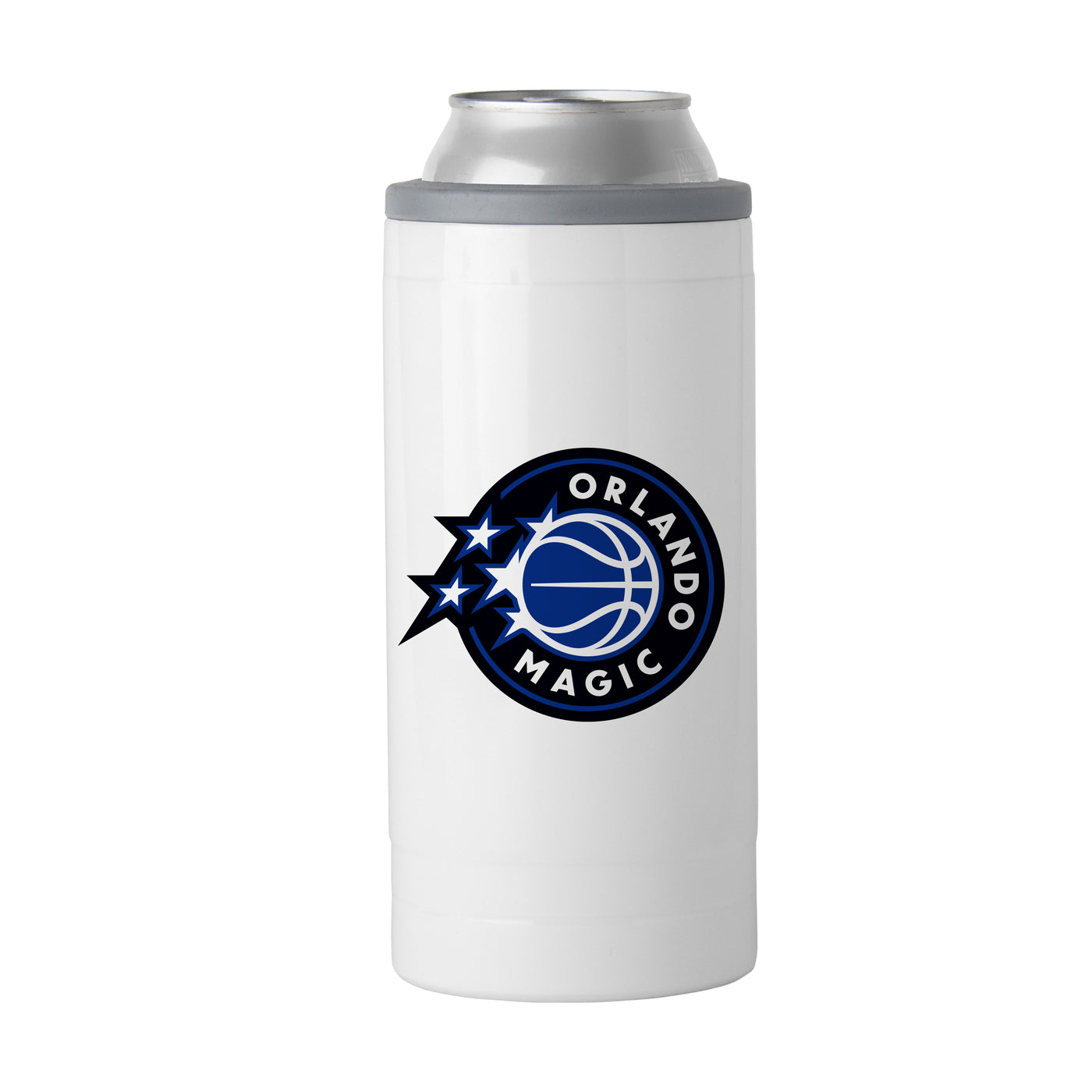 Orlando Magic Letterman 12 oz Slim Can Coolie