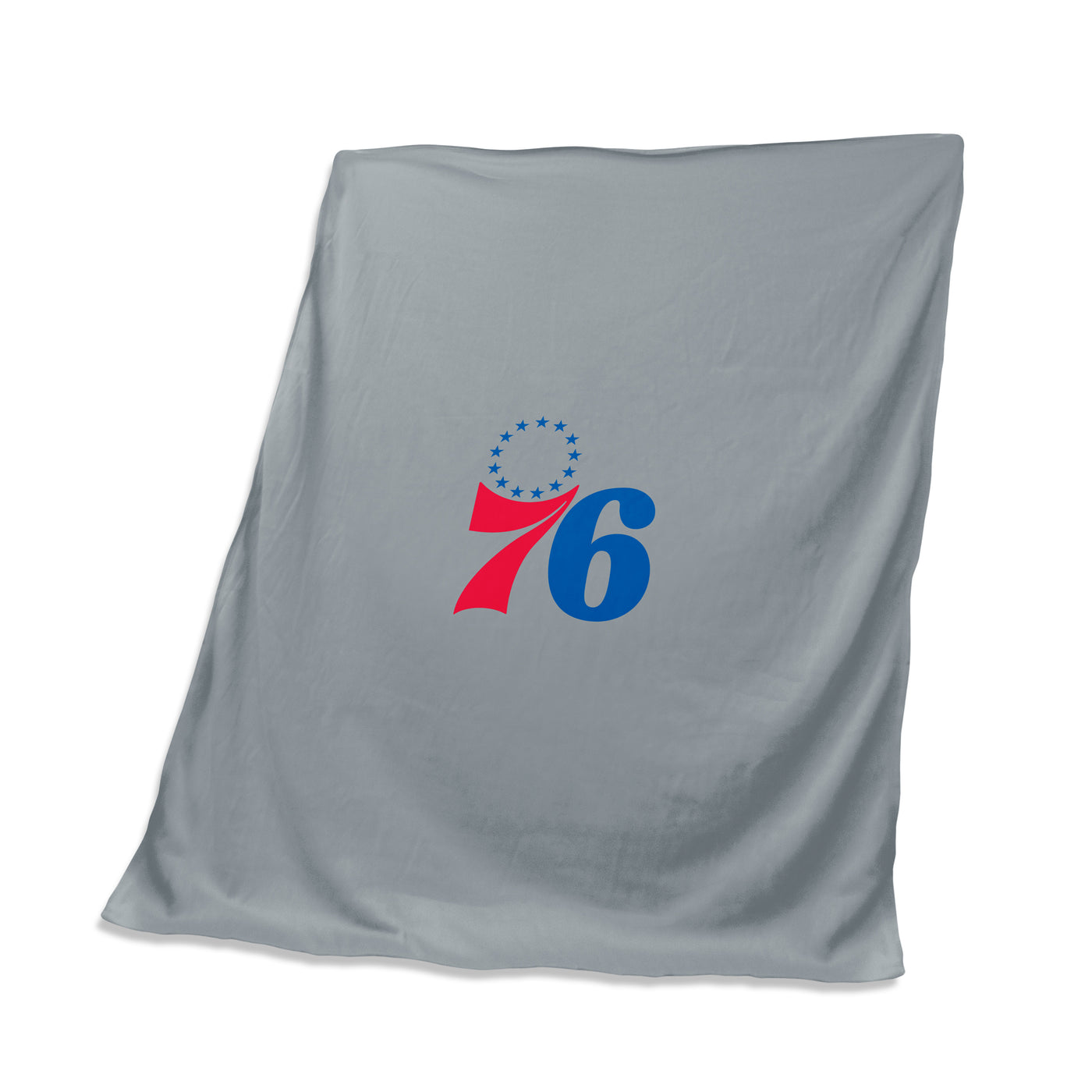 Philadelphia 76ERS Gray Screened Sweatshirt Blanket