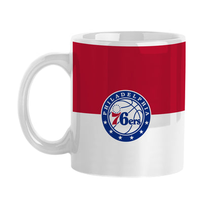 Philadelphia 76ers 11oz Colorblock Sublimated Mug