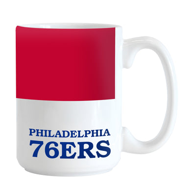 Philadelphia 76ers 15oz Colorblock Sublimated Mug