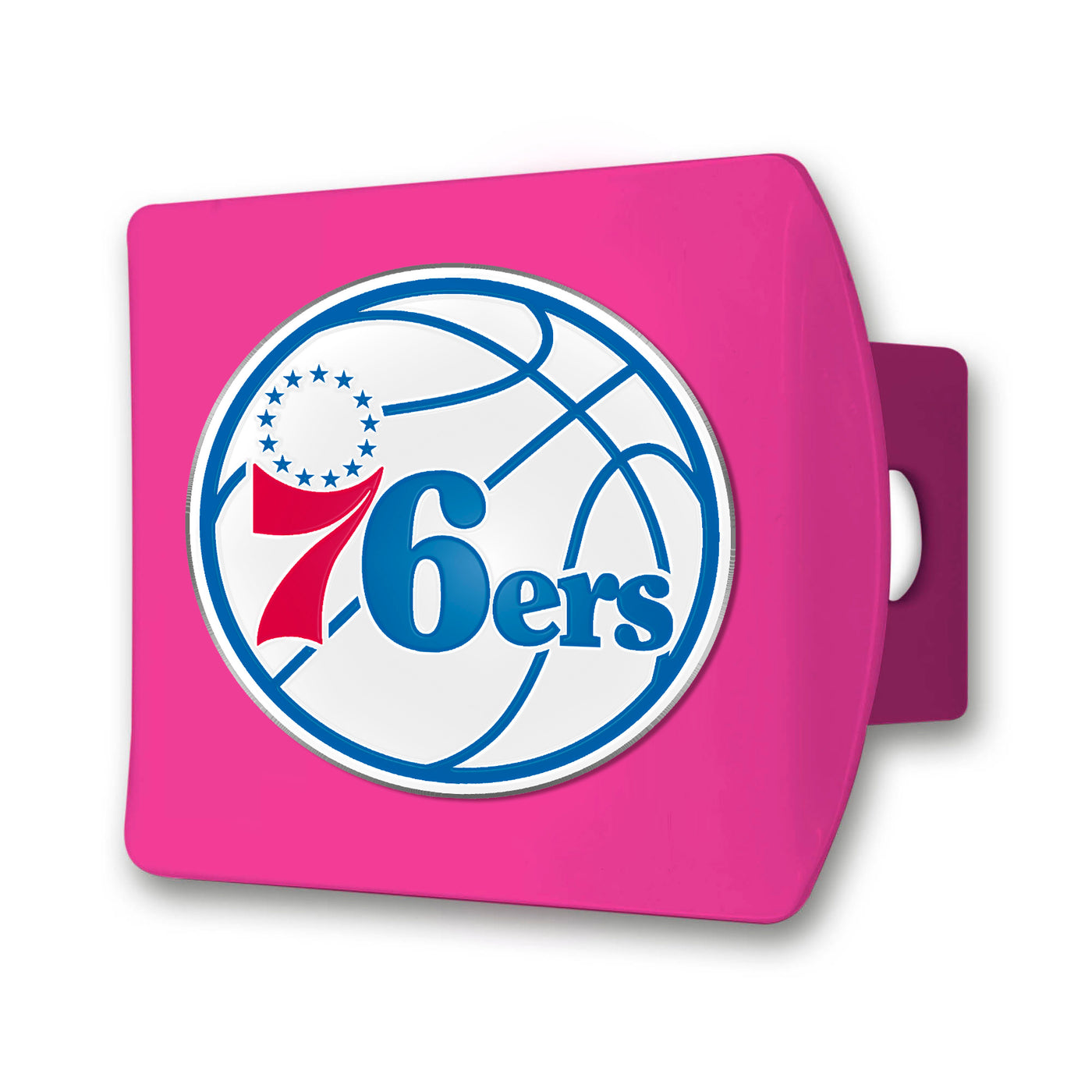 NBA - Philadelphia 76ers Color on Pink Hitch Cover