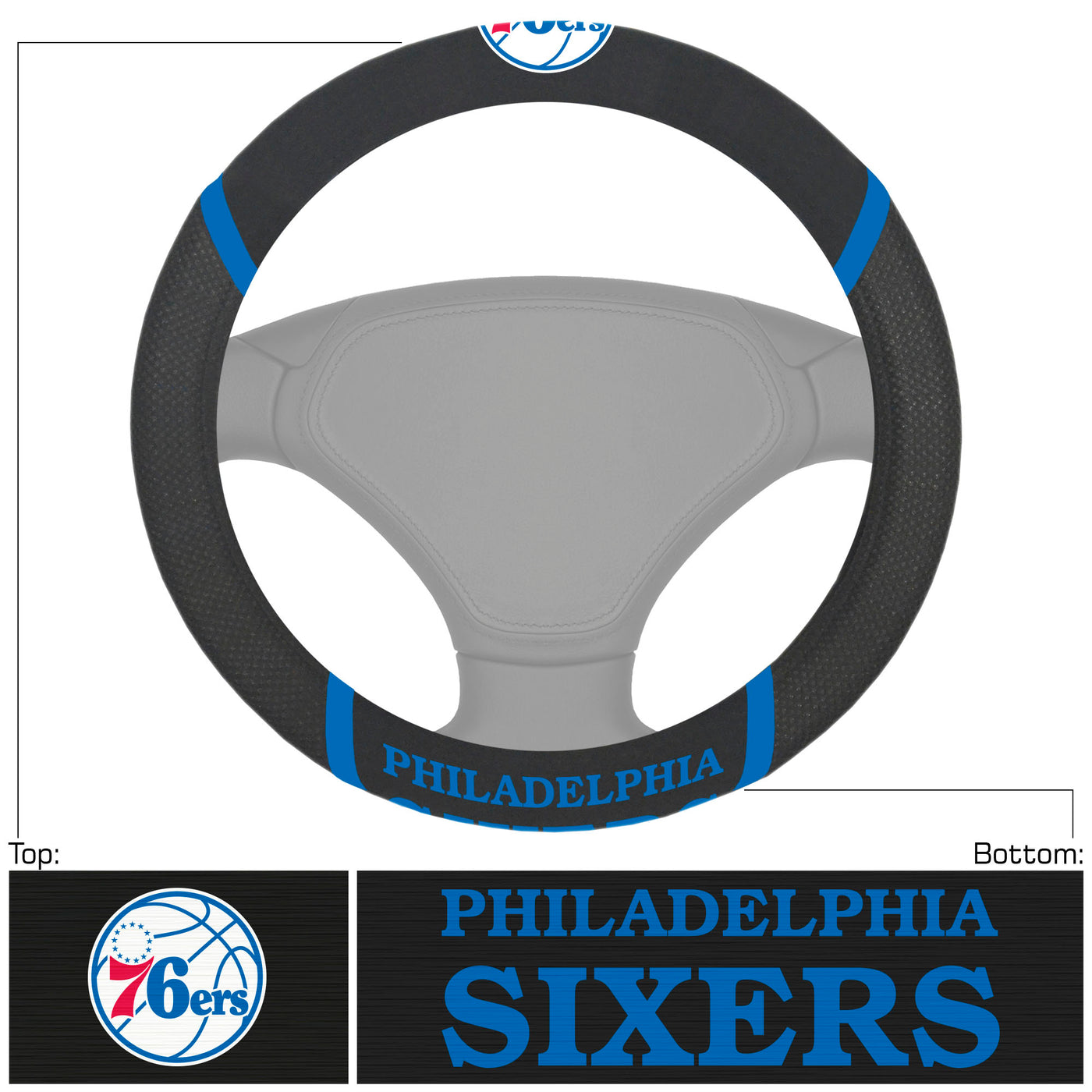 NBA - Philadelphia 76ers Steering Wheel Cover