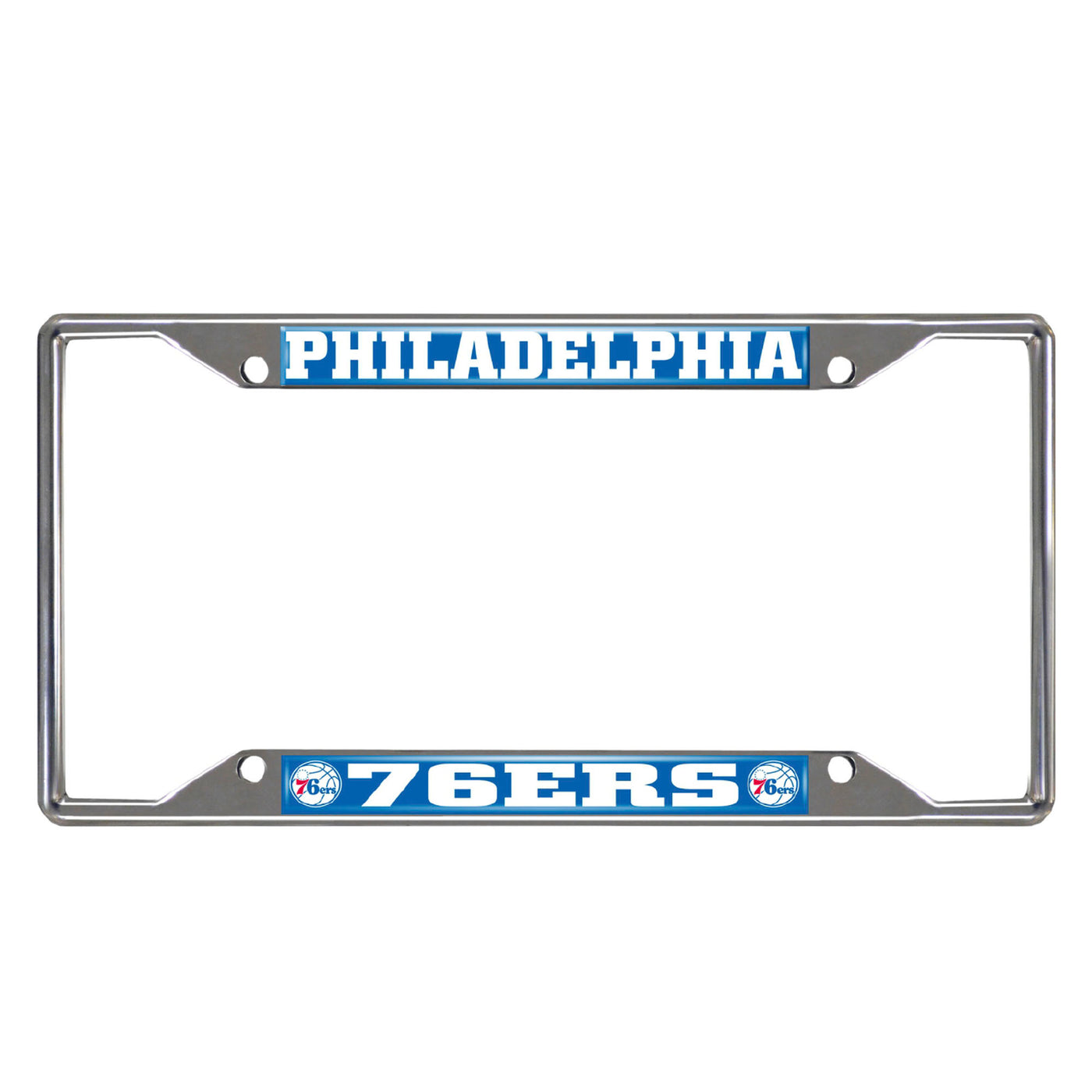 NBA - Philadelphia 76ers Chrome License Plate Frame