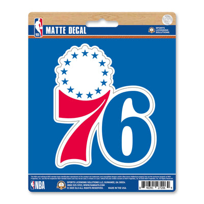 NBA - Philadelphia 76ers Matte Decal