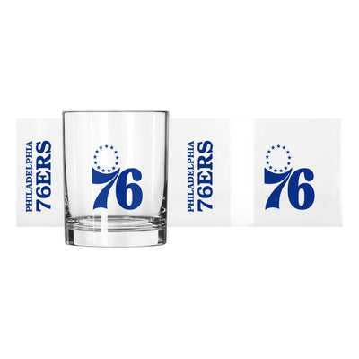 Philadelphia 76ers 14oz Gameday Rocks Glass