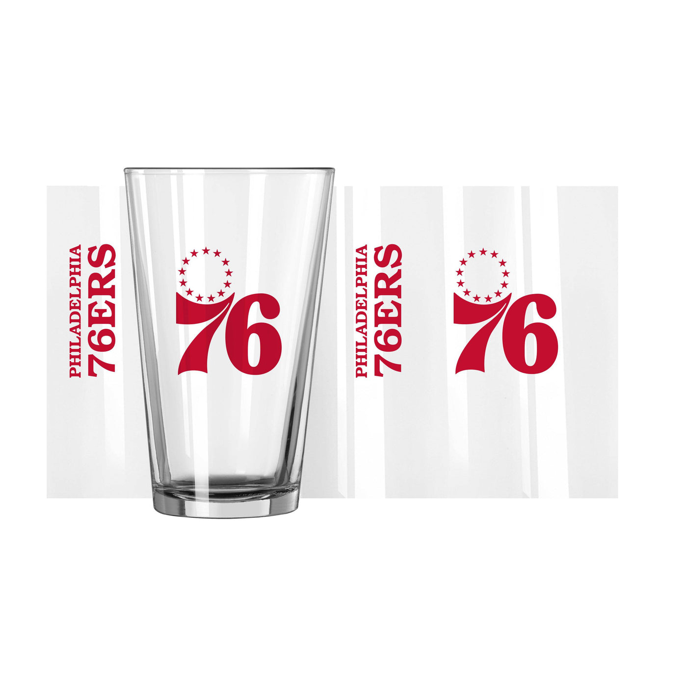 Philadelphia 76ers 16oz Gameday Pint Glass - Logo Brands