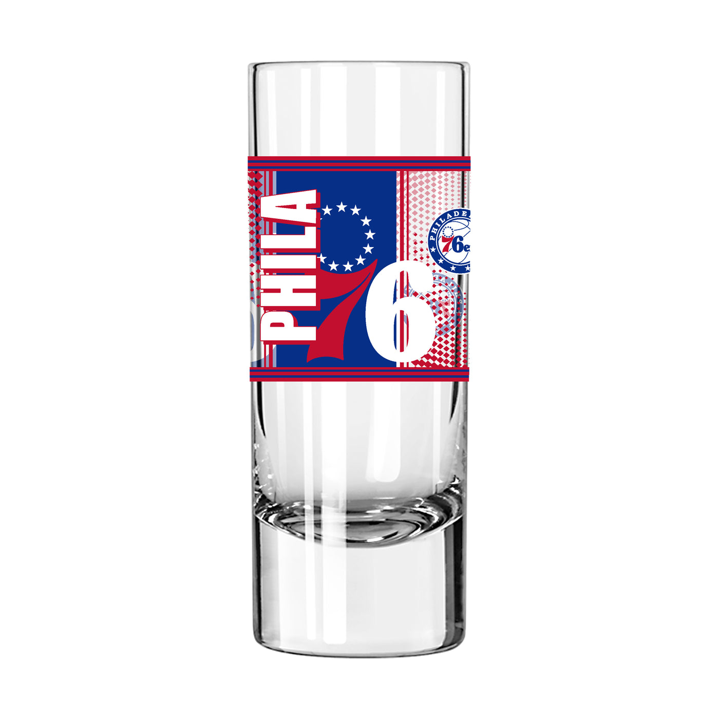 Philadelphia 76ers 2.5oz Hero Shooter Glass