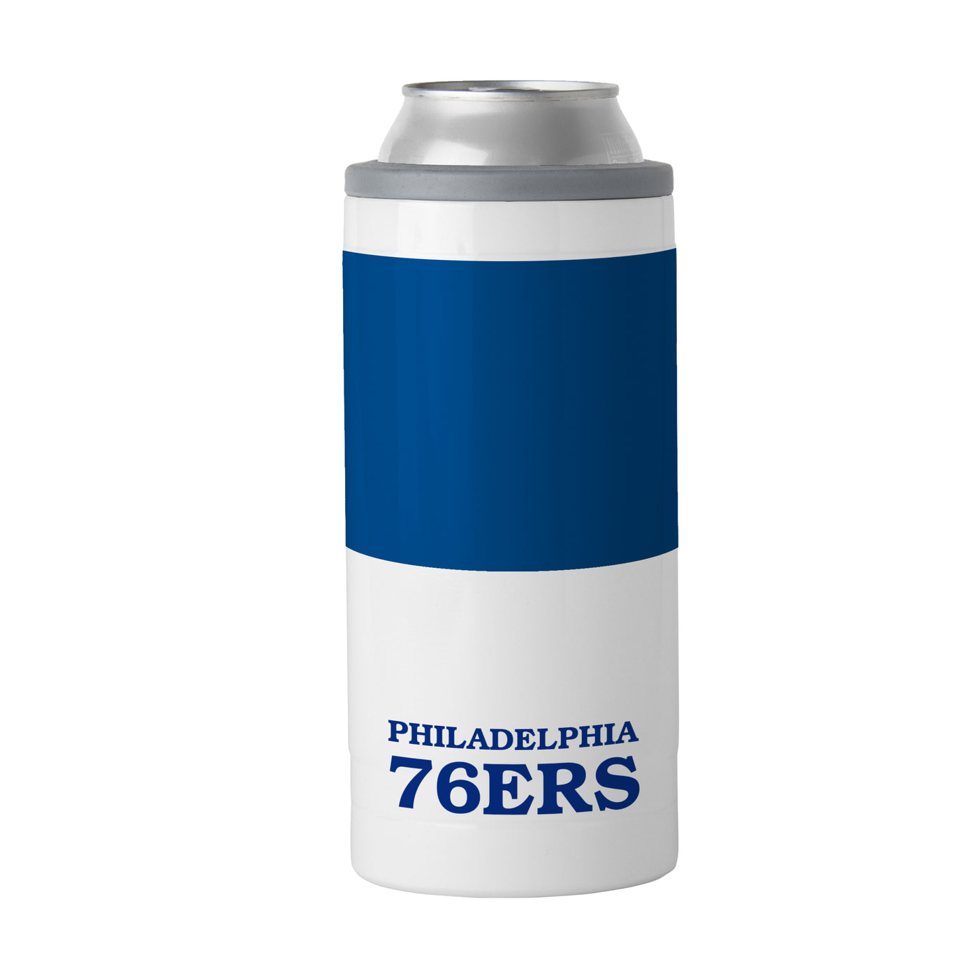 Philadelphia 76ers 12oz Colorblock Slim Can Coolie