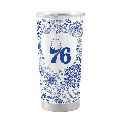 Philadelphia 76ers 20oz Botanical Stainless Steel Tumbler