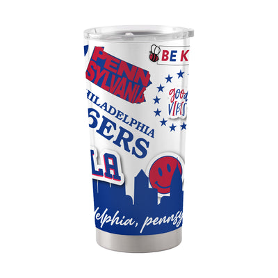 Philadelphia 76ers 20oz Native Stainless Tumbler