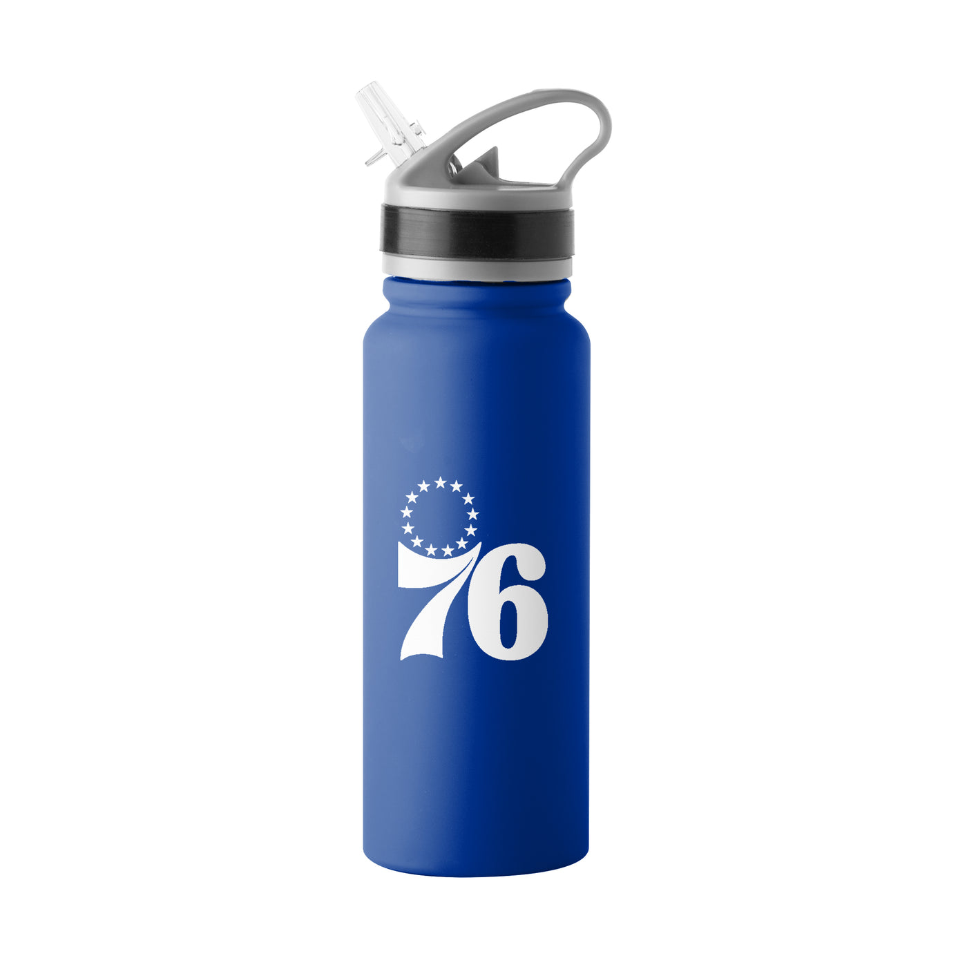 Philadelphia 76ers Logo 25oz Stainless Single Wall Flip Top Bottle