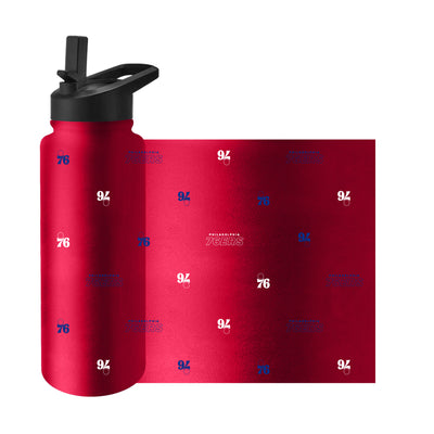 Philadelphia 76ers 34oz Step And Repeat Quencher Bottle