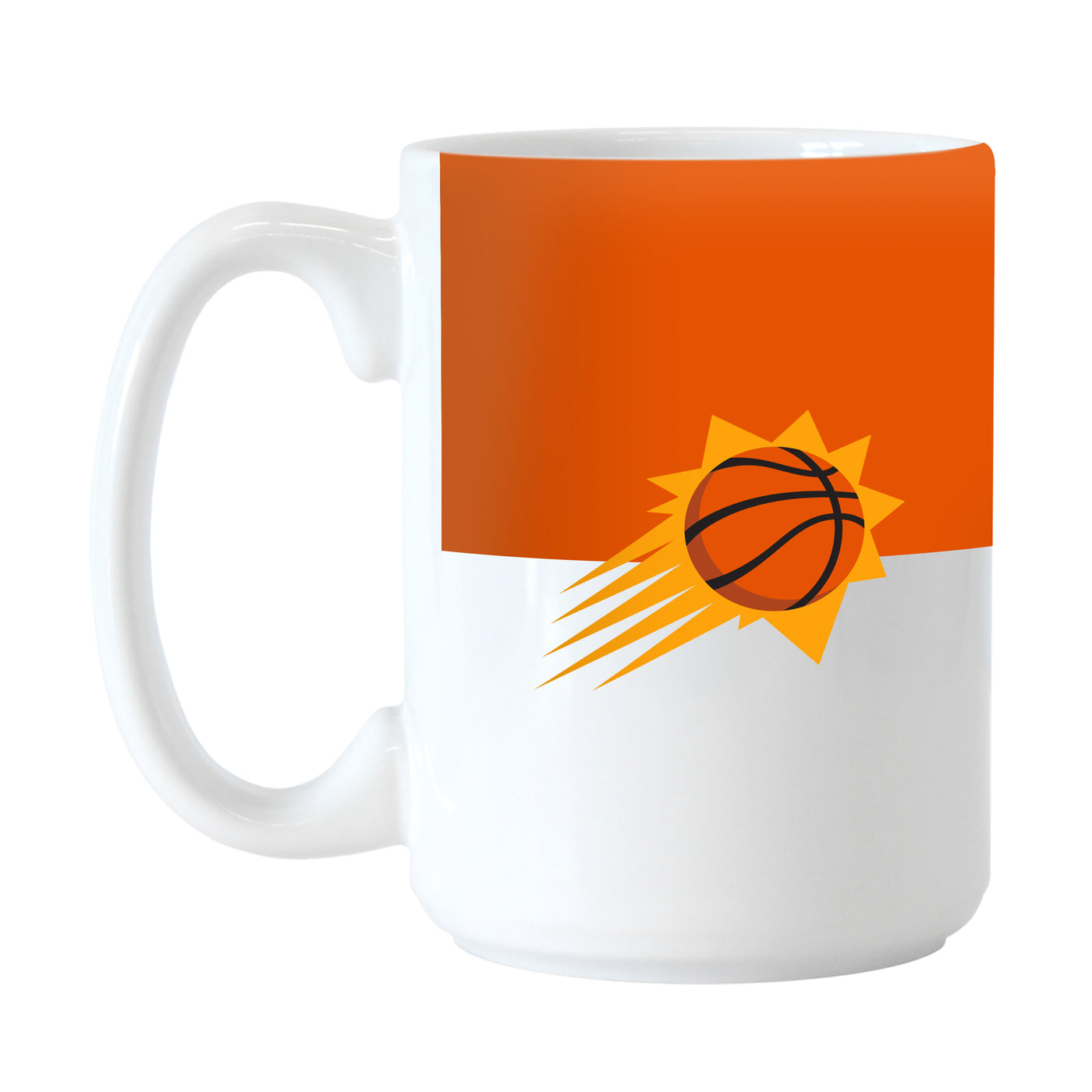 Phoenix Suns  Color Block 15 oz Sublimated Mug