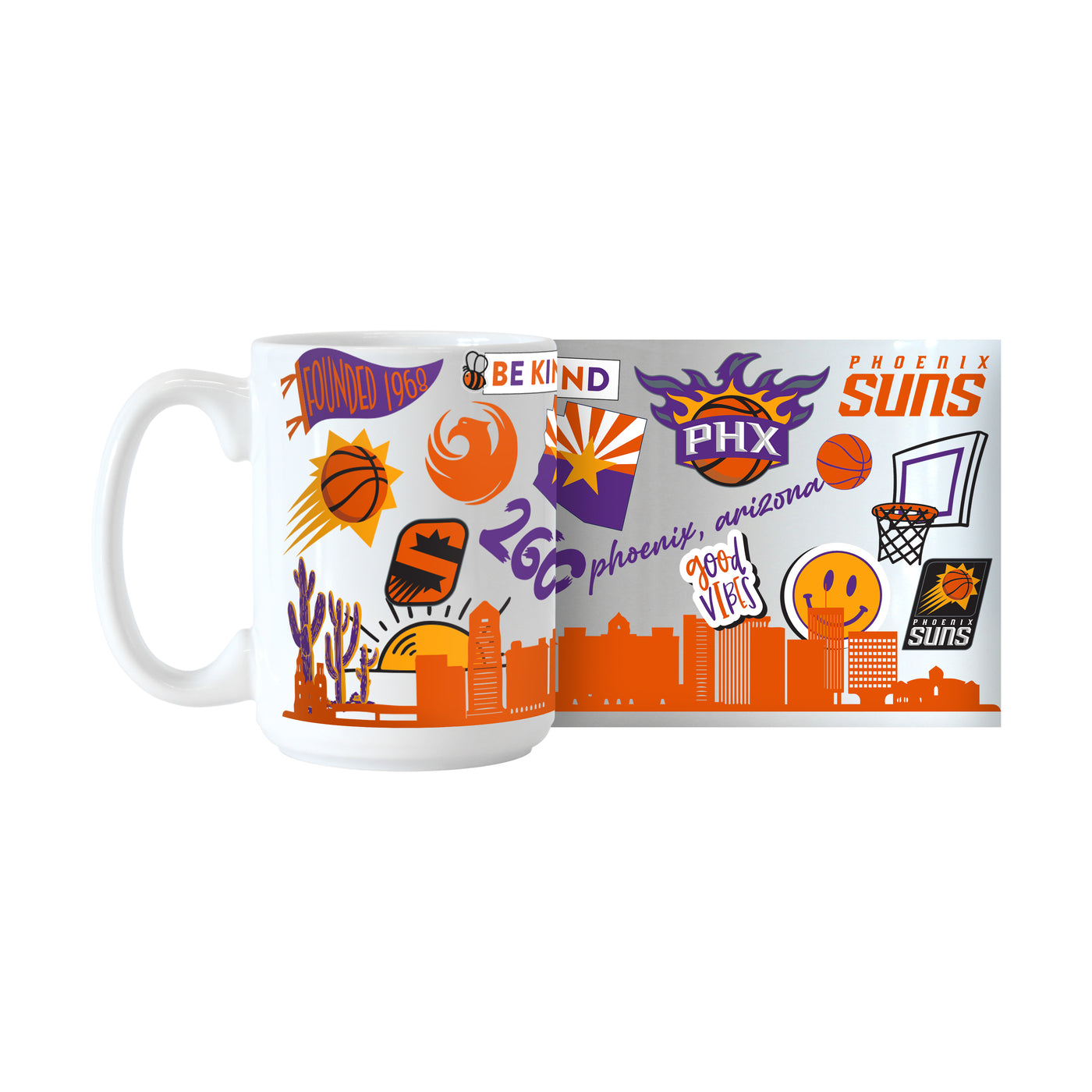 Phoenix Suns 15oz Native Sublimated Mug