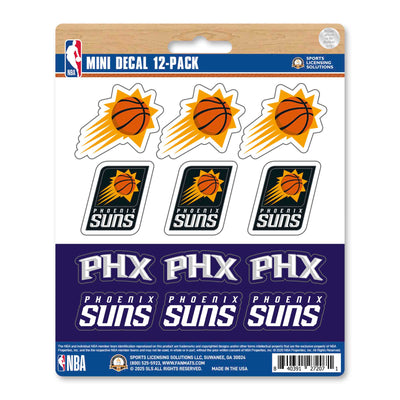 NBA - Phoenix Suns Mini Decal 12-pk
