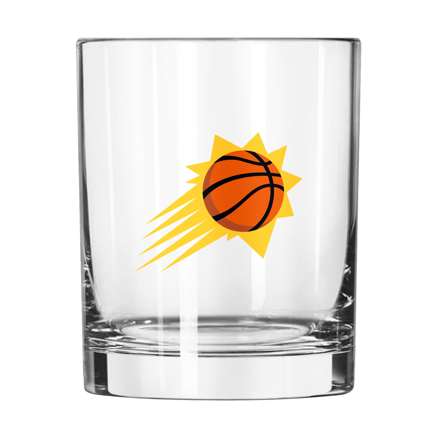 Phoenix Suns 14oz Letterman Rocks Glass