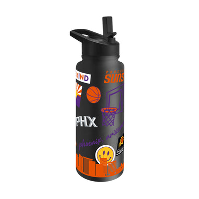 Phoenix Suns 34oz Black Native Quencher Bottle