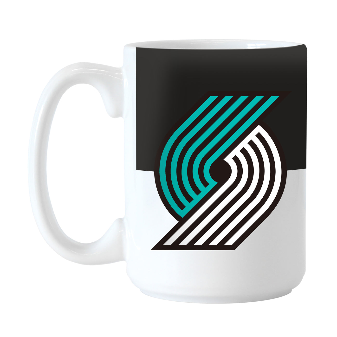 Portland Trail Blazers PDX 15oz Colorblock Sublimated Mug