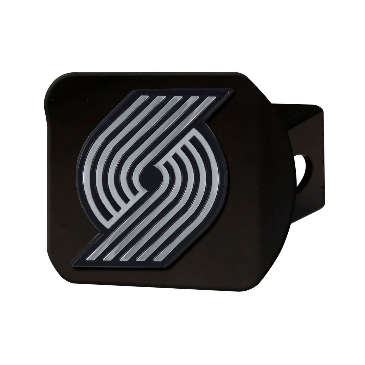 NBA - Portland Trail Blazers Chrome on Black Hitch Cover