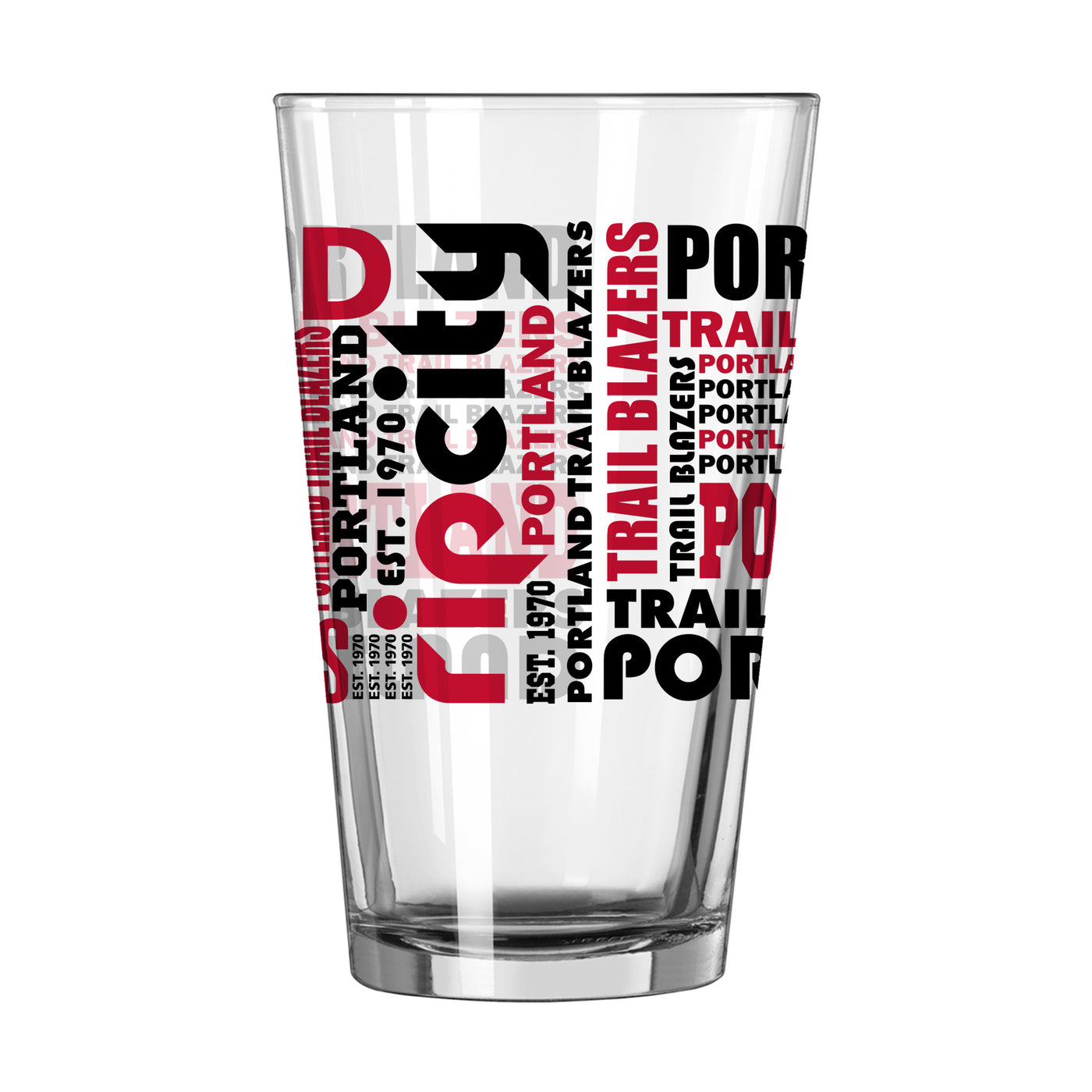 Portland Trail Blazers 16oz Spirit Pint Glass