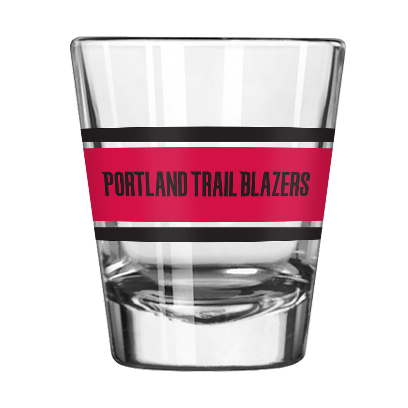 Portland Trail Blazers 2oz Stripe Shot Glass