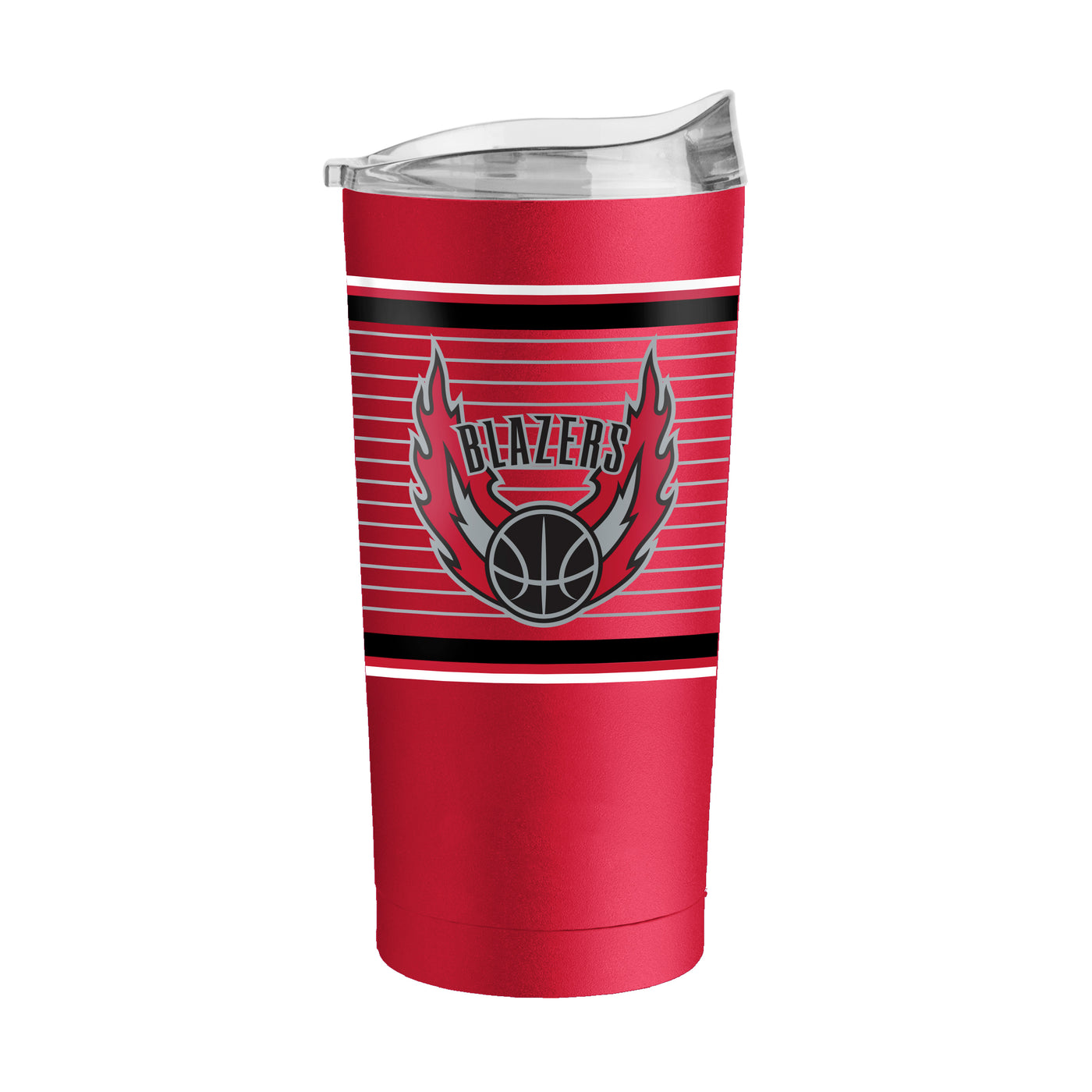 Portland Trail Blazers 20oz Retro Stripe Powder Coat Tumbler