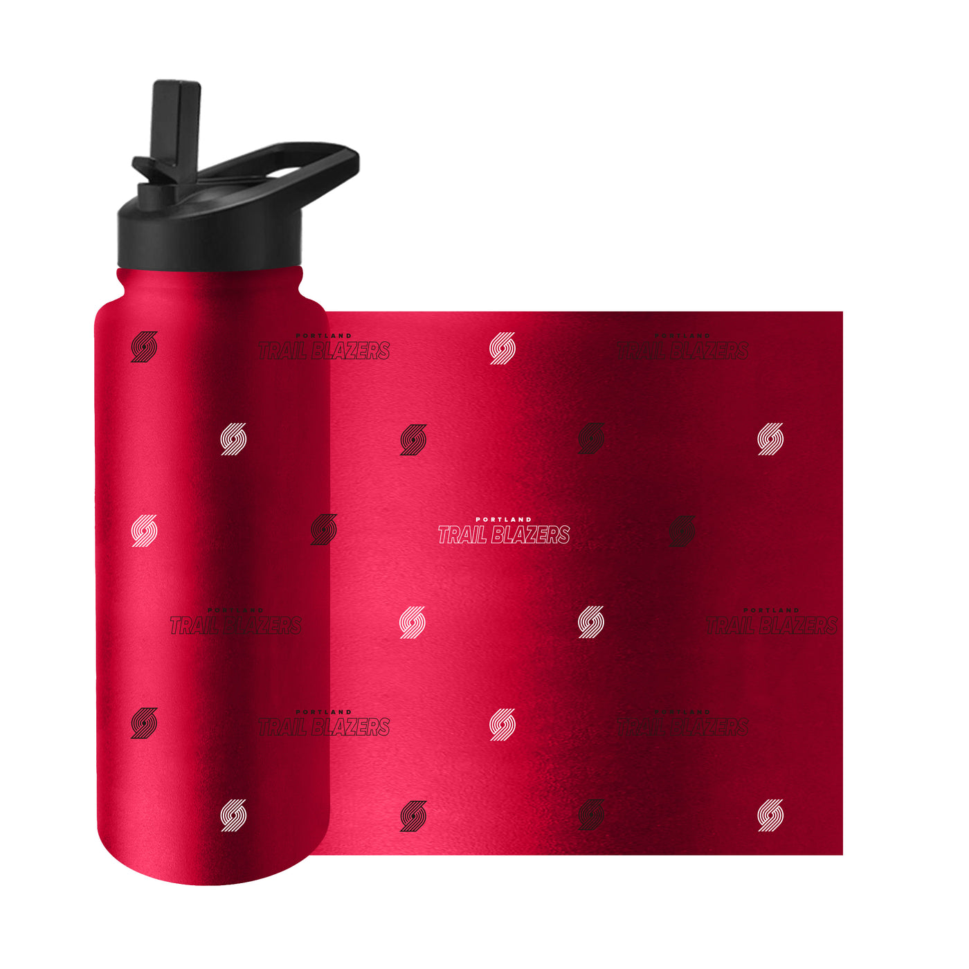 Portland Trail Blazers 34oz Step And Repeat Quencher Bottle