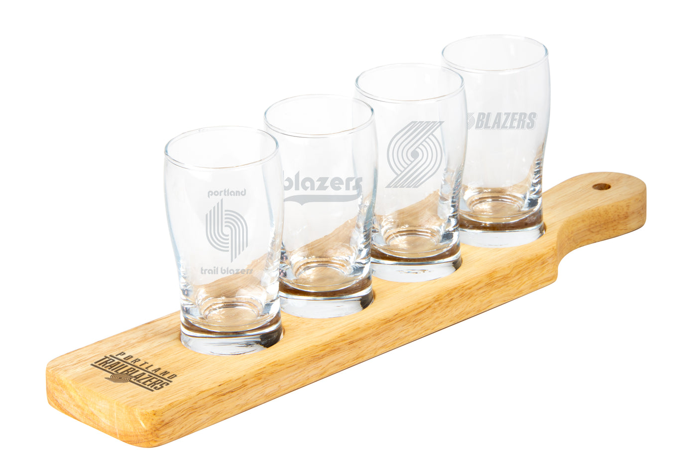 Portland Trailblazers Beer Flight Glass Set