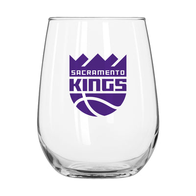 Sacramento Kings 16oz Gameday Curved Beverage Glass