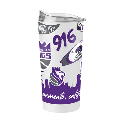 Sacramento Kings 20oz Native Powder Coat Tumbler - Logo Brands