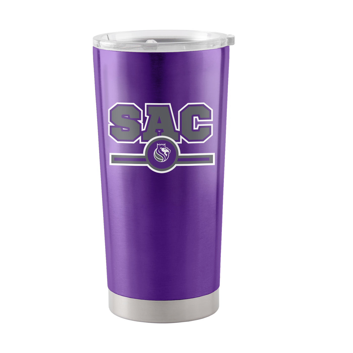 Sacramento Kings Letterman 20 oz Stainless Tumbler - Logo Brands