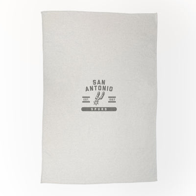 San Antonio Spurs Oatmeal Sweatshirt Blanket - Logo Brands